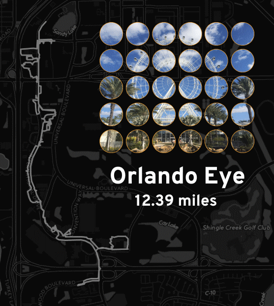 Ingress mosaic map of the 'Orlando Eye' mission.