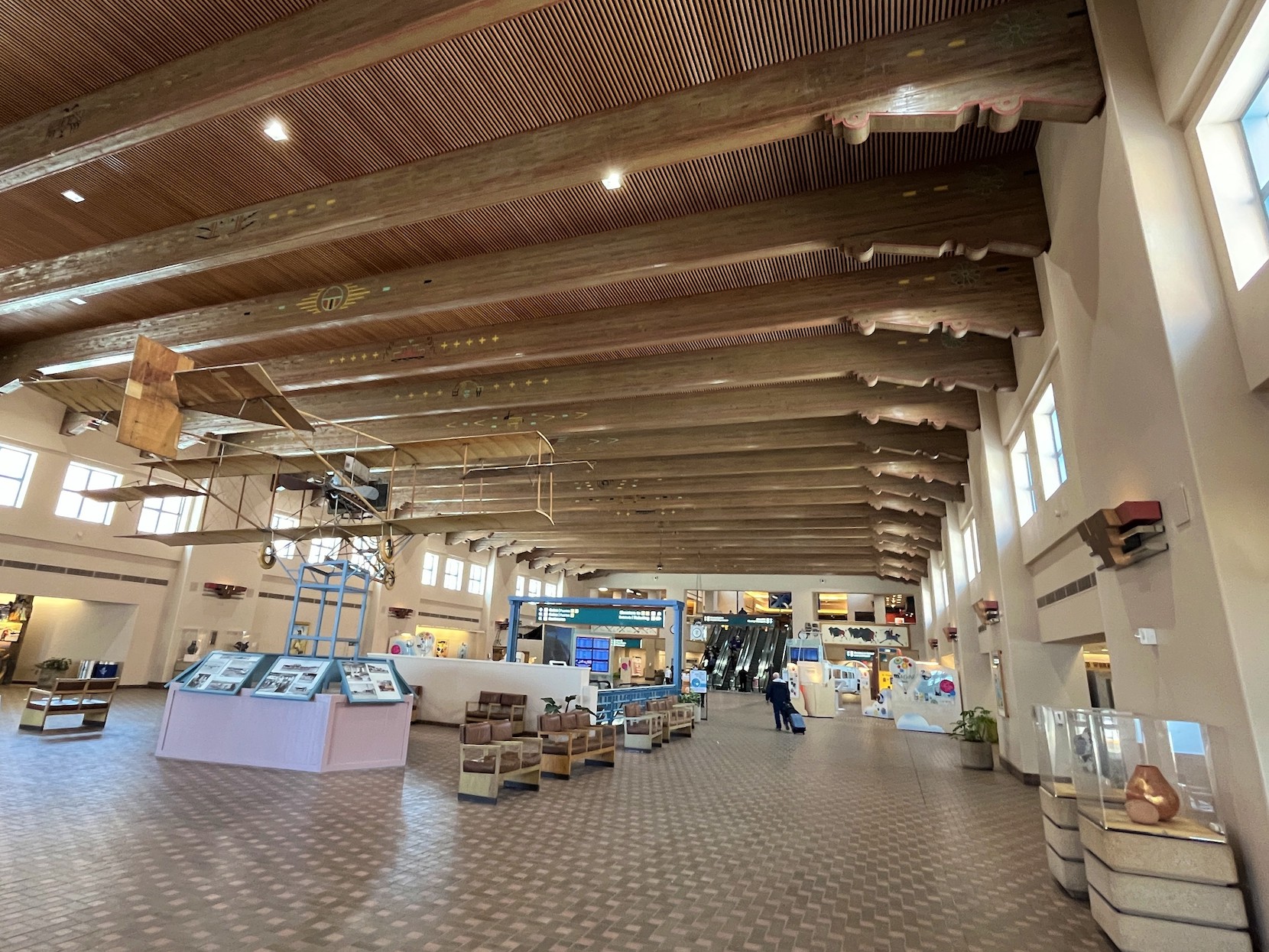 ABQ terminal interior, lower level.