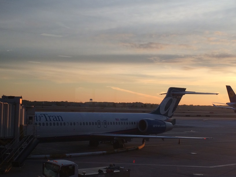 An AirTran jet at ATL.