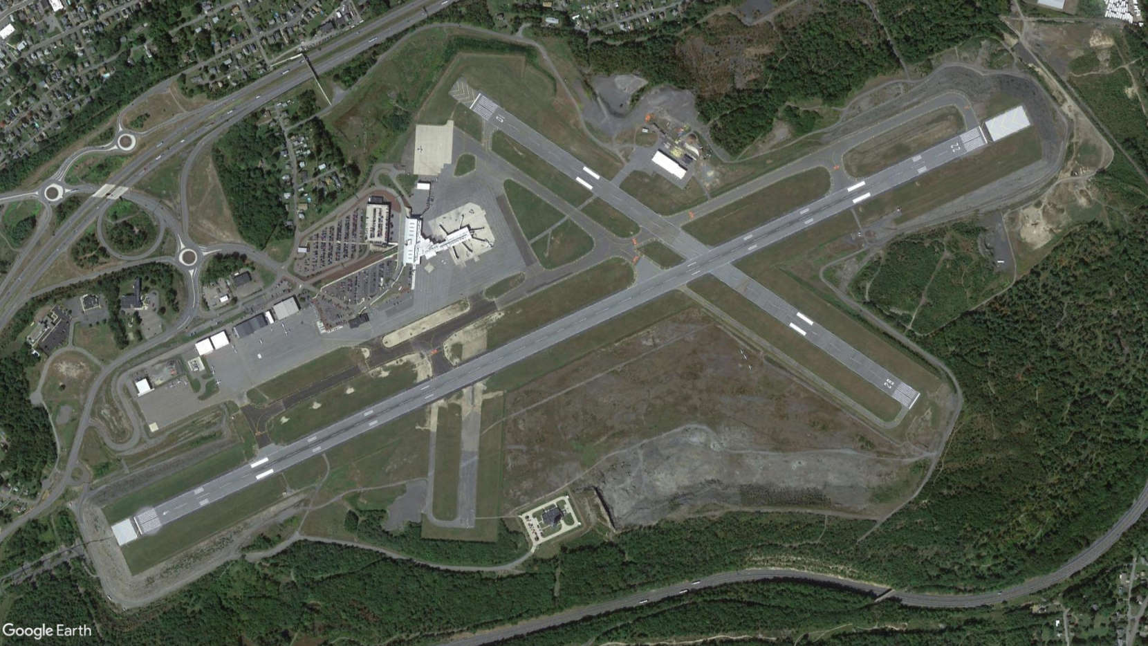 Google Earth imagery of AVP.