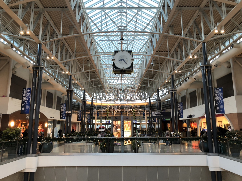 Lobby of CVG airport.