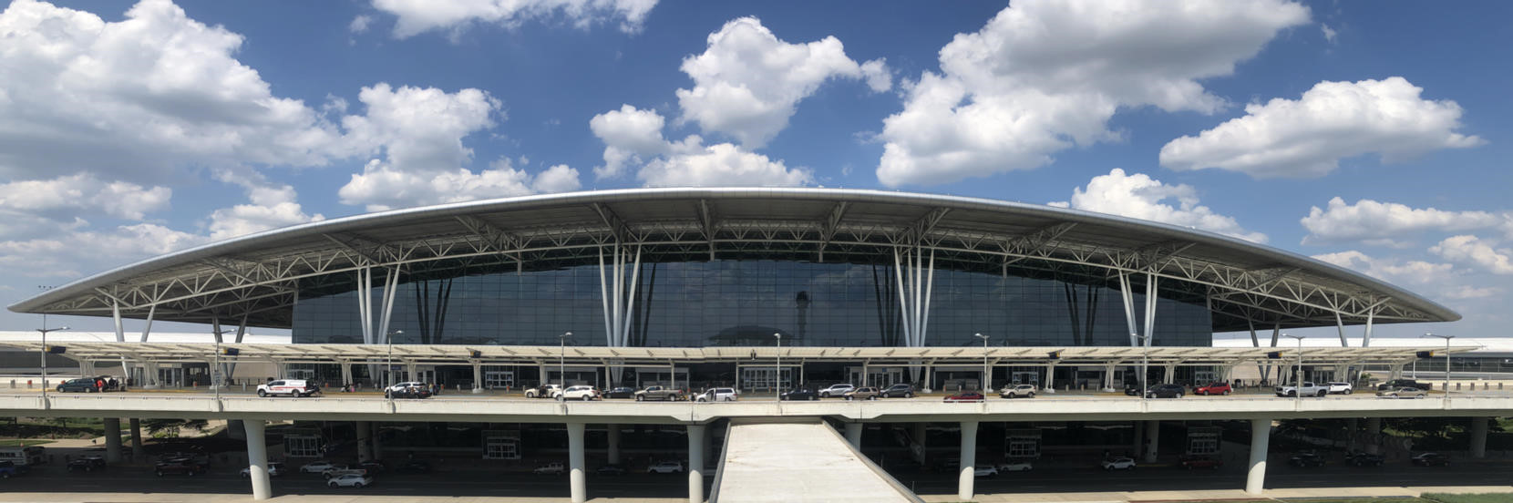 Terminal exterior at IND.