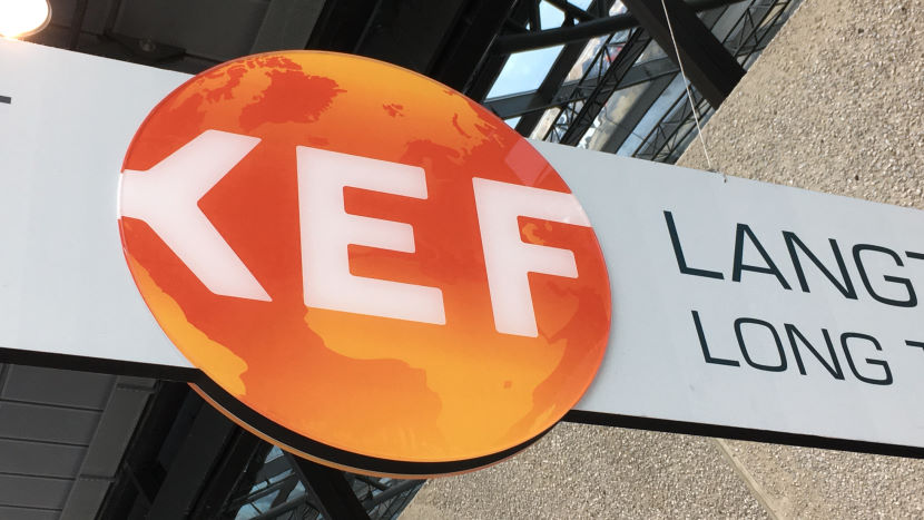 KEF sign.