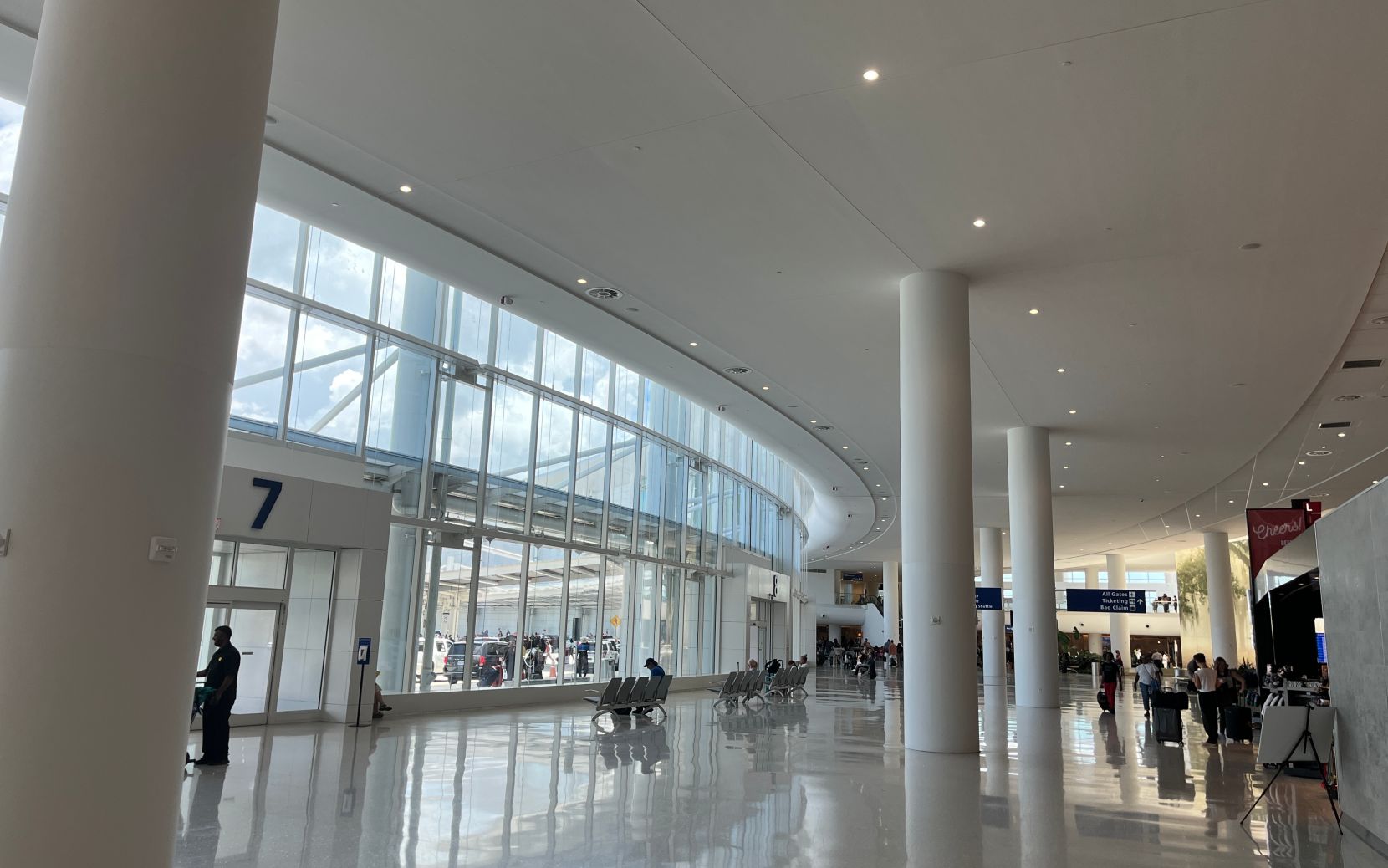 MSY terminal lower level lobby