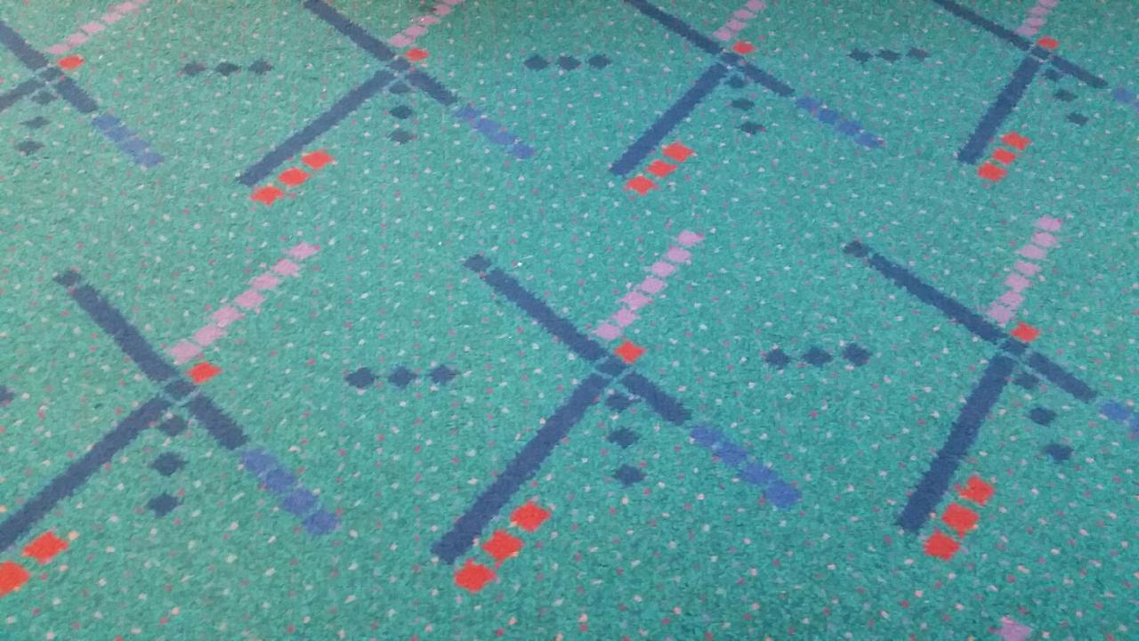The old carpet at Portland (PDX).