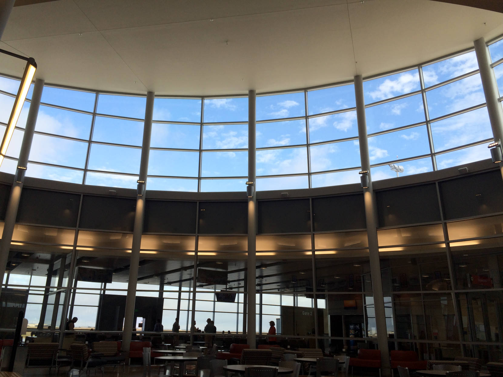 Terminal skylight at SPS.