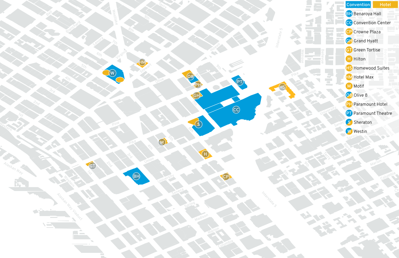 PAX West 2016 Area Map Paul Bogard